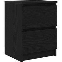 Berkfield Home TV Cabinet Black 40x35x54 cm Engineered Wood | Size: 40 x 35 x 54 cm