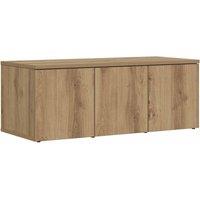 Berkfield Home TV Cabinet Artisan Oak 80x34x30 cm Engineered Wood in Brown | Size: 80 x 34 x 30 cm