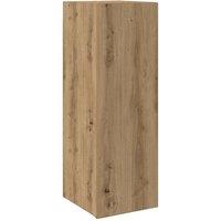 Berkfield Home TV Cabinet Artisan Oak 30.5x30x90 cm Engineered Wood in Brown
