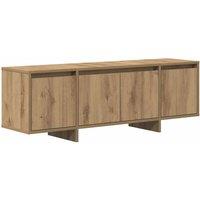Berkfield Home TV Cabinet Artisan Oak 120x30x40.5 cm Engineered Wood in Brown