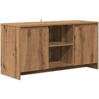 Berkfield Home TV Cabinet Artisan Oak 102x37.5x52.5 cm Engineered Wood in Brown