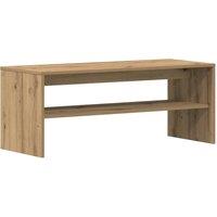 Berkfield Home TV Cabinet Artisan Oak 100x40x40 cm Engineered Wood in Brown | Size: 100 x 40 x 40 cm