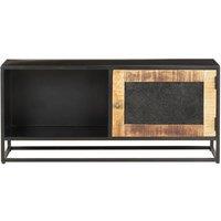 Berkfield Home TV Cabinet 90x30x40 cm Rough Mango Wood in Brown | Size: 90 x 30 x 40 cm