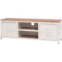 Berkfield Home TV Cabinet 120x30x40 cm White | Size: 120 x 30 x 40 cm