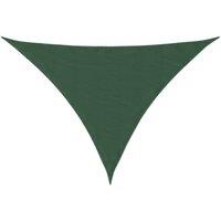Berkfield Home Sunshade Sail Oxford Fabric Triangular 4x5x6.4 m Dark Green