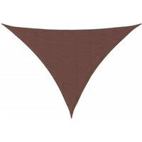 Berkfield Home Sunshade Sail Oxford Fabric Triangular 3x4x5 m Brown
