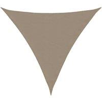 Berkfield Home Sunshade Sail Oxford Fabric Triangular 3x3x3 m Taupe
