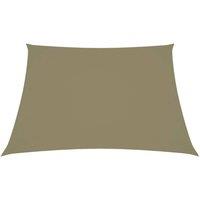 Berkfield Home Sunshade Sail Oxford Fabric Trapezium 2/4x3 m Beige