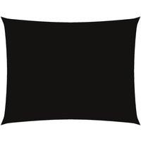 Berkfield Home Sunshade Sail Oxford Fabric Rectangular 6x8 m Black
