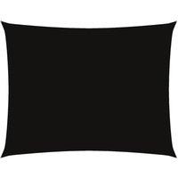 Berkfield Home Sunshade Sail Oxford Fabric Rectangular 6x7 m Black