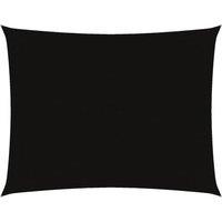Berkfield Home Sunshade Sail Oxford Fabric Rectangular 3x6 m Black