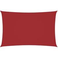 Berkfield Home Sunshade Sail Oxford Fabric Rectangular 2x5 m Red