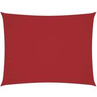Berkfield Home Sunshade Sail Oxford Fabric Rectangular 2.5x4 m Red
