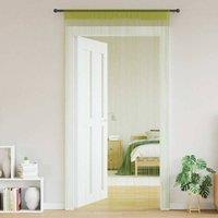 Berkfield Home String Curtains 2 pcs 140x250 cm Green