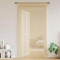 Berkfield Home String Curtains 2 pcs 140x250 cm Beige
