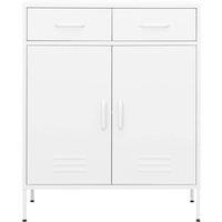 Berkfield Home Storage Cabinet White 80x35x101.5 cm Steel