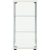 Berkfield Home Storage Cabinet Tempered Glass White