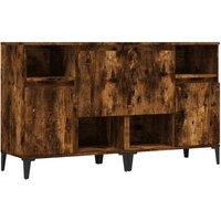 Berkfield Home Sideboards 2 pcs Smoked Oak 60x35x70 cm Engineered Wood in Brown | Size: 60 x 35 x 70 cm