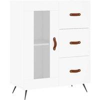 Berkfield Home Sideboard White 69.5x34x90 cm Engineered Wood