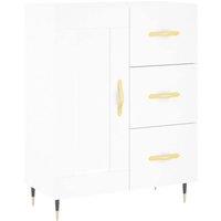 Berkfield Home Sideboard White 69.5x34x90 cm Engineered Wood