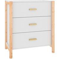Berkfield Home Sideboard White 62x38x70 cm Engineered Wood | Size: 62 x 38 x 70 cm