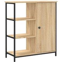 Berkfield Home Sideboard Sonoma Oak 70x30x80 cm Engineered Wood in Brown | Size: 70 x 30 x 80 cm