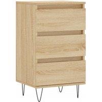 Berkfield Home Sideboard Sonoma Oak 40x35x70 cm Engineered Wood in Brown | Size: 40 x 35 x 70 cm