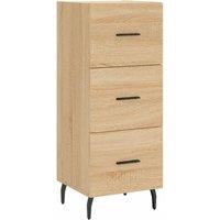 Berkfield Home Sideboard Sonoma Oak 34.5x34x90 cm Engineered Wood in Brown