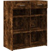 Berkfield Home Sideboard Smoked Oak 80x42.5x93 cm Engineered Wood in Brown