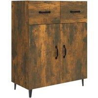 Berkfield Home Sideboard Smoked Oak 69.5x34x90 cm Engineered Wood in Brown