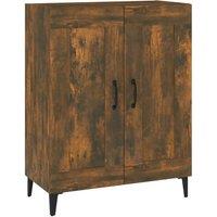 Berkfield Home Sideboard Smoked Oak 69.5x34x90 cm Engineered Wood in Brown