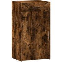 Berkfield Home Sideboard Smoked Oak 50x42.5x93 cm Engineered Wood in Brown