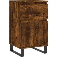 Berkfield Home Sideboard Smoked Oak 40x35x70 cm Engineered Wood in Brown | Size: 40 x 35 x 70 cm