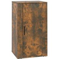 Berkfield Home Sideboard Smoked Oak 40x33x70 cm Engineered Wood in Brown | Size: 40 x 33 x 70 cm
