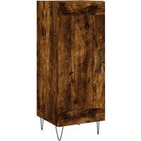 Berkfield Home Sideboard Smoked Oak 34.5x34x90 cm Engineered Wood in Brown