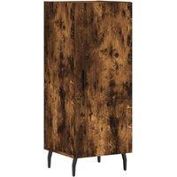 Berkfield Home Sideboard Smoked Oak 34.5x34x90 cm Engineered Wood in Brown