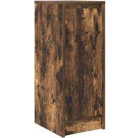 Berkfield Home Sideboard Smoked Oak 29.5x34x76 cm Engineered Wood in Brown