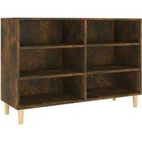 Berkfield Home Sideboard Smoked Oak 103.5x35x70 cm Engineered Wood in Brown