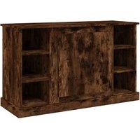 Berkfield Home Sideboard Smoked Oak 100x35.5x60 cm Engineered Wood in Brown