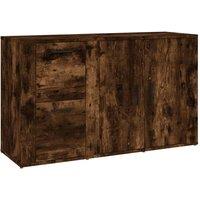 Berkfield Home Sideboard Smoked Oak 100x33x59.5 cm Engineered Wood in Brown