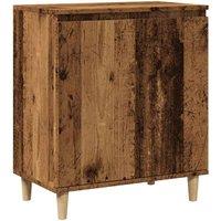 Berkfield Home Sideboard Old Wood 60x35x70 cm Engineered Wood in Brown | Size: 60 x 35 x 70 cm
