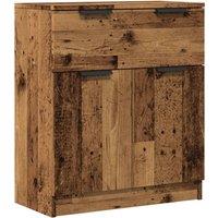 Berkfield Home Sideboard Old Wood 60x30x70 cm Engineered Wood in Brown | Size: 60 x 30 x 70 cm