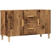Berkfield Home Sideboard Old Wood 100x36x60 cm Engineered Wood in Brown | Size: 100 x 36 x 60 cm