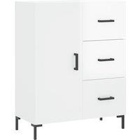 Berkfield Home Sideboard High Gloss White 69.5x34x90 cm Engineered Wood