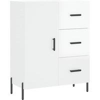 Berkfield Home Sideboard High Gloss White 69.5x34x90 cm Engineered Wood