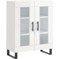 Berkfield Home Sideboard High Gloss White 69.5x34x90 cm Engineered Wood