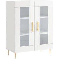 Berkfield Home Sideboard High Gloss White 69.5x34x90 cm Engineered Wood