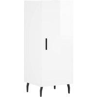 Berkfield Home Sideboard High Gloss White 34.5x34x90 cm Engineered Wood