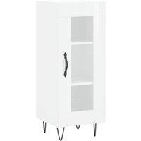 Berkfield Home Sideboard High Gloss White 34.5x34x90 cm Engineered Wood