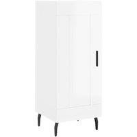 Berkfield Home Sideboard High Gloss White 34.5x34x90 cm Engineered Wood